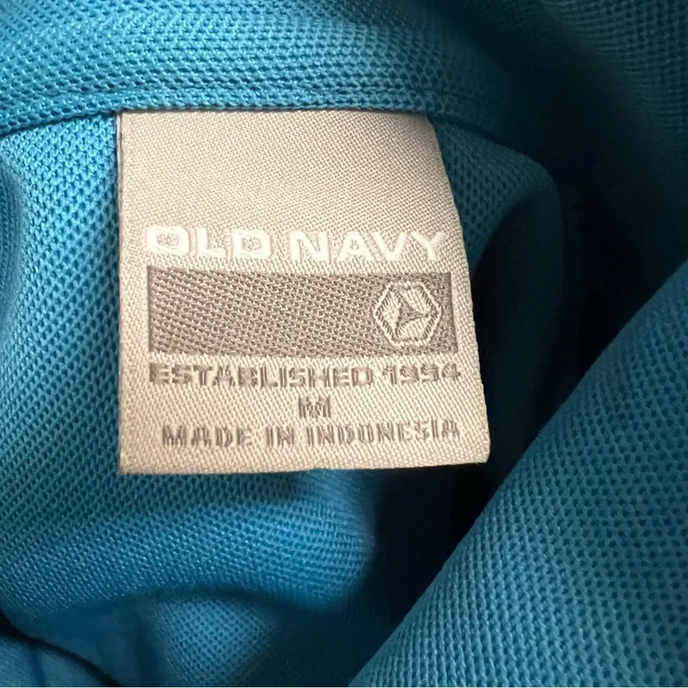Old Navy Teal Blue Full-Zip Kids Jacket- M